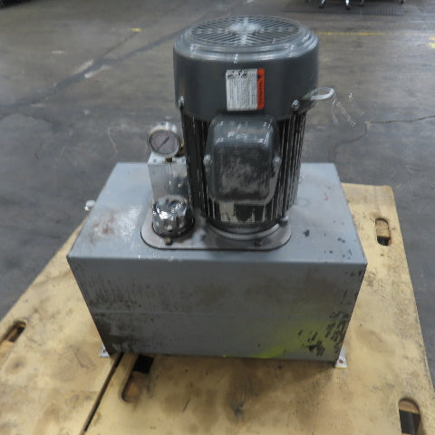 Holdex 15 gallon Hydraulic Power Unit 3Ph 190/380V W/ Holdex 6W635 Pump