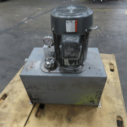 Holdex 15 gallon Hydraulic Power Unit 3Ph 190/380V W/ Holdex 6W635 Pump