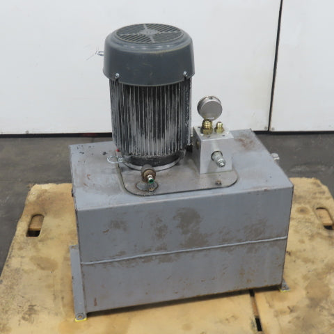 Holdex 15 gallon Hydraulic Power Unit 3Ph 190/380V W/ Holdex 6W635 Pump