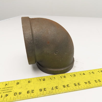 Ward 3" NPT Malleable Iron Pipe Fitting Elbow 90° USA