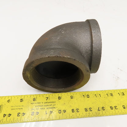 Ward 3" NPT Malleable Iron Pipe Fitting Elbow 90° USA