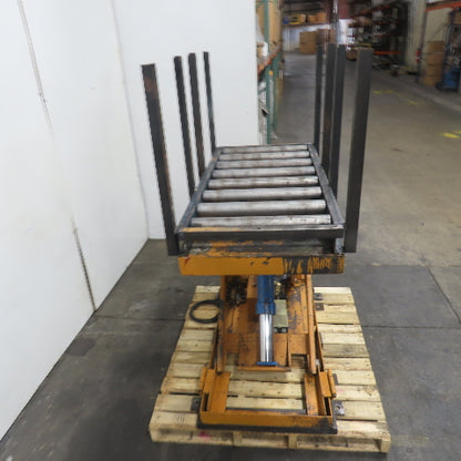 Roll Lift 1 Ton 2000LBS Cap. Scissor Lift Table 48"L x 24"W 1Ph 115V 13-49" H