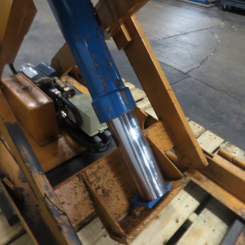 Roll Lift 1 Ton 2000LBS Cap. Scissor Lift Table 48"L x 24"W 1Ph 115V 13-49" H