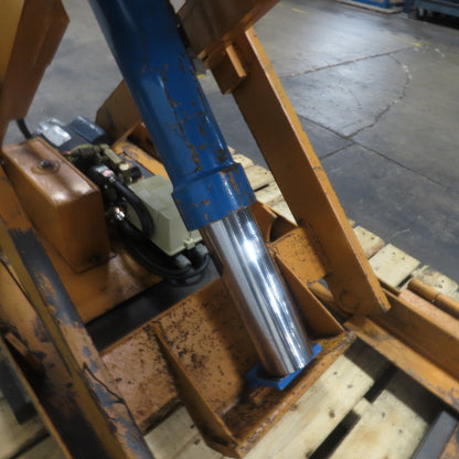 Roll Lift 1 Ton 2000LBS Cap. Scissor Lift Table 48"L x 24"W 1Ph 115V 13-49" H