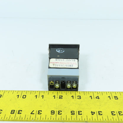 KEP Kessler-Ellis MTH16.22/TB 6-Digit Multi-Resolution Elapsed Timer 120VAC 60HZ