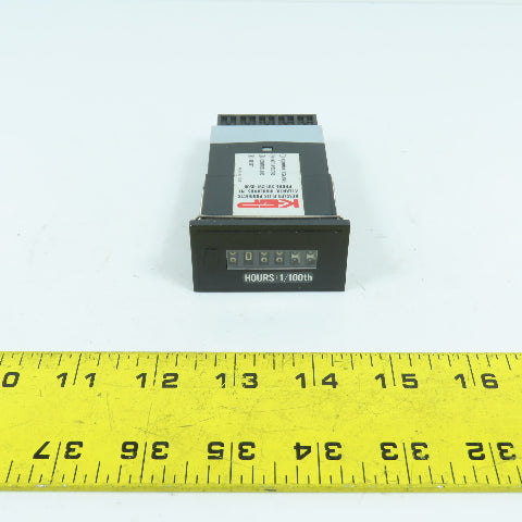 KEP Kessler-Ellis MTH16.22/TB 6-Digit Multi-Resolution Elapsed Timer 120VAC 60HZ