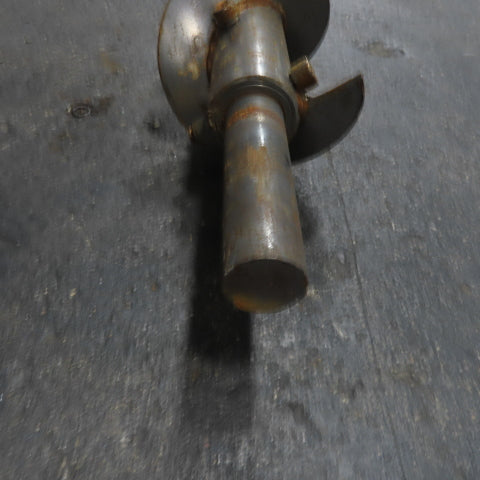 5-1/2" to 5" Diameter Steel Steel Conveyor Auger Screw 71"Screw 76-1/2" OAL