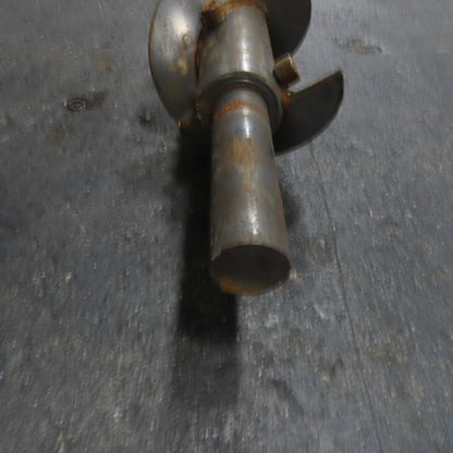 5-1/2" to 5" Diameter Steel Steel Conveyor Auger Screw 71"Screw 76-1/2" OAL