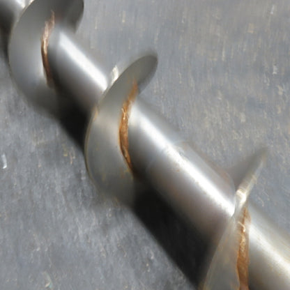 5-1/2" to 5" Diameter Steel Steel Conveyor Auger Screw 71"Screw 76-1/2" OAL