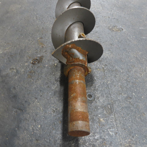 5-7/8" Diameter Steel Steel Conveyor Auger Screw 68"Screw 73-1/4" OAL