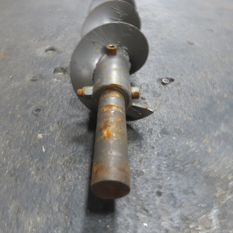 5-3/4" Diameter Steel Steel Conveyor Auger Screw 69-1/8"Screw 74-1/2" OAL