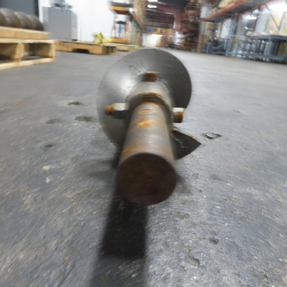 5-3/4" Diameter Steel Steel Conveyor Auger Screw 69-1/8"Screw 74-1/2" OAL