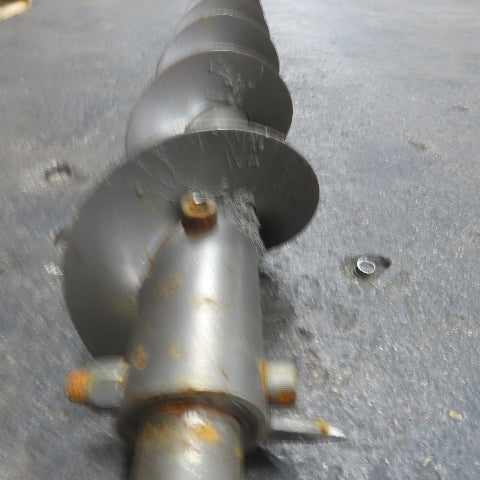5-3/4" Diameter Steel Steel Conveyor Auger Screw 69-1/8"Screw 74-1/2" OAL