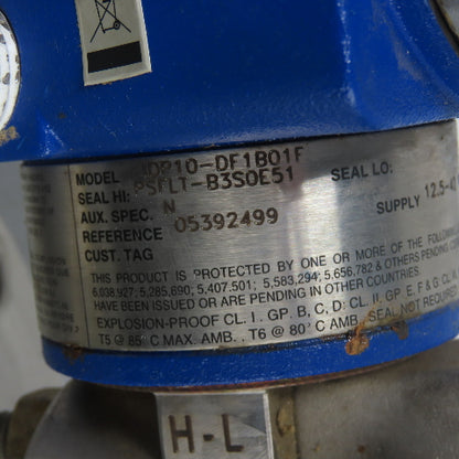 Foxboro IDP10-DF1B01F 12.5-42VDC Differential Pressure Transmitter 7-1/2" Flange