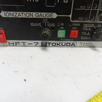 Tokuda HFT-7 Ionization Vacuum Guage 100VAC