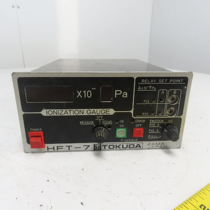 Tokuda HFT-7 Ionization Vacuum Guage 100VAC