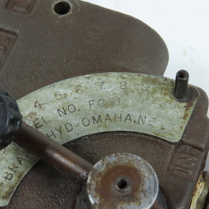 Brand FC51 Manual Hydraulic Variable Flow Control Valve