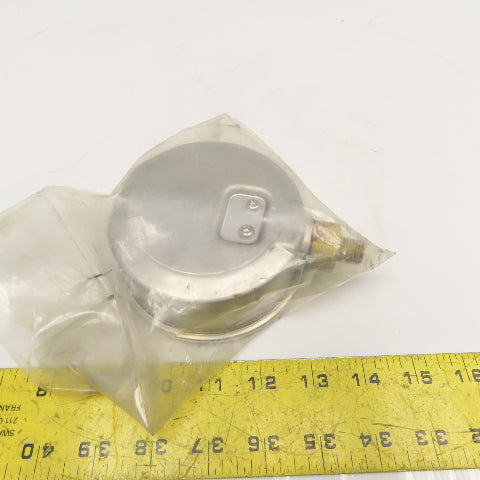 Wika 0-3000PSI 0-20,000kPa Pressure Gauge Filled 1/4" NPT 4-1/4"
