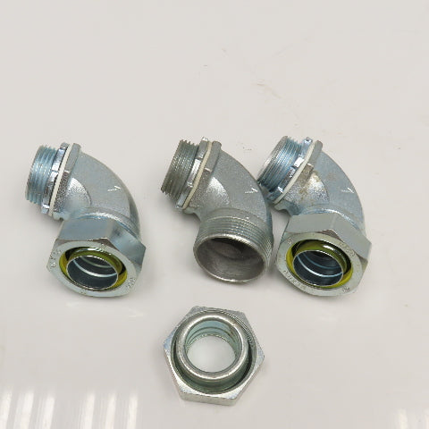Raco 1" Flexible Metal Liquid Tight Conduit Elbow 90° Lot Of 3