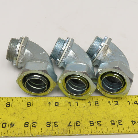 Raco 1" Flexible Metal Liquid Tight Conduit Elbow 90° Lot Of 3