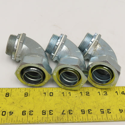 Raco 1" Flexible Metal Liquid Tight Conduit Elbow 90° Lot Of 3
