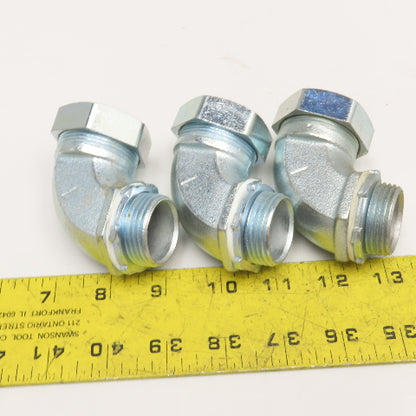 Raco 1" Flexible Metal Liquid Tight Conduit Elbow 90° Lot Of 3