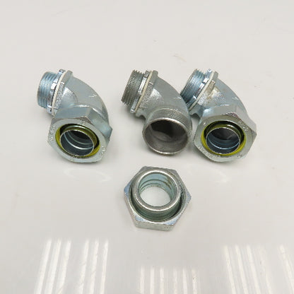 Raco 1" Flexible Metal Liquid Tight Conduit Elbow 90° Lot Of 3