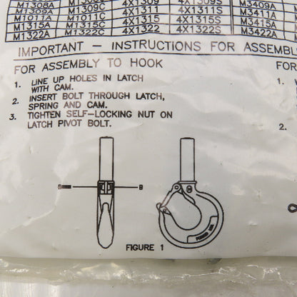 CM 4X1305 Size 5 Hoist Hook Safety Latch Kit