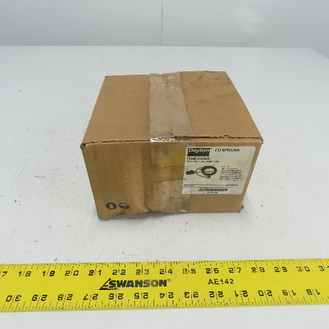 Dayton 6PNU6A Wide Angle Normally Open Float Switch 1/2HP 230V