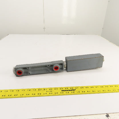 Waukee MPX-7 Flo-Meter Gas Flow Meter PR 30PSIG W/ Waukee-Tronic Controller