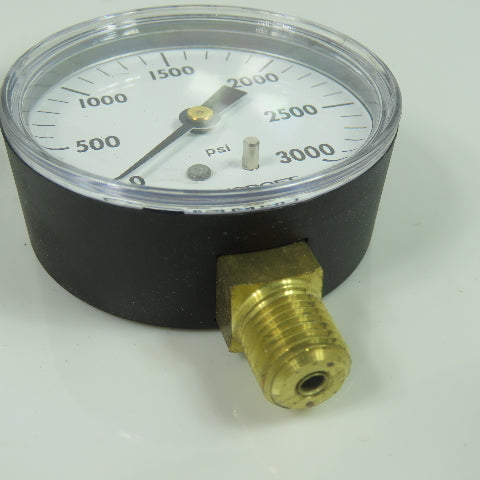 Ashcroft 25W1005PH 02L 0-3000PSI 2-1/2" Pressure Guage 1/4" NPT Lot Of 3