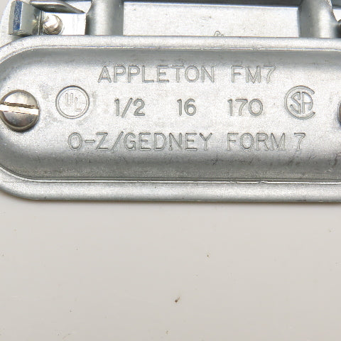 Appleton APP170 FM7 Form 7 Conduit Body Cover Lot Of 2