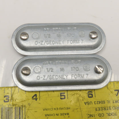 Appleton APP170 FM7 Form 7 Conduit Body Cover Lot Of 2