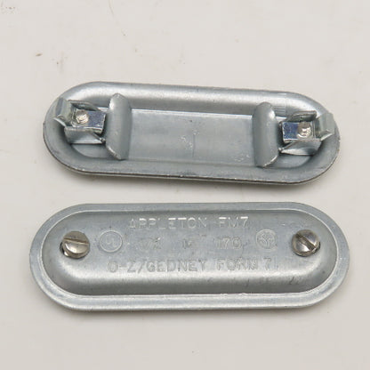 Appleton APP170 FM7 Form 7 Conduit Body Cover Lot Of 2