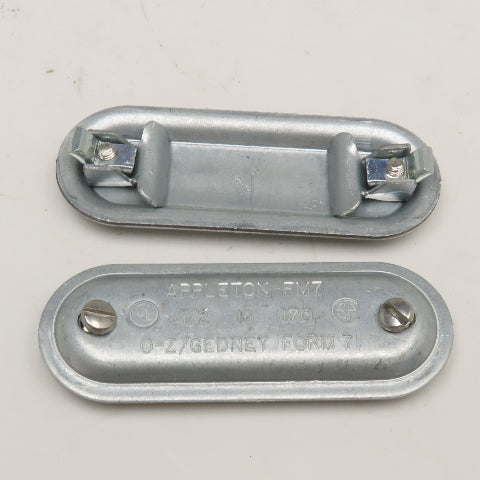 Appleton APP170 FM7 Form 7 Conduit Body Cover Lot Of 2