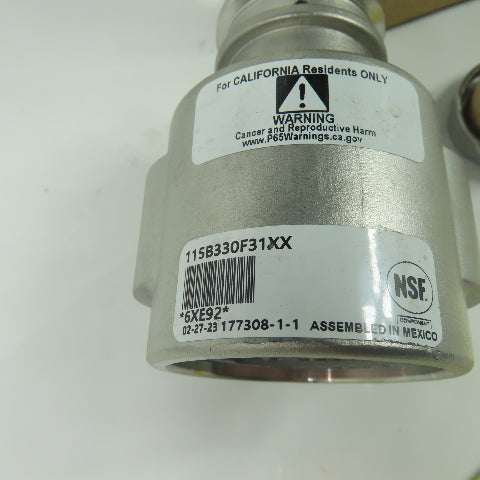 Procon 6XE92 Stainless Steel Rotary Vane Pump 1/2" NPT