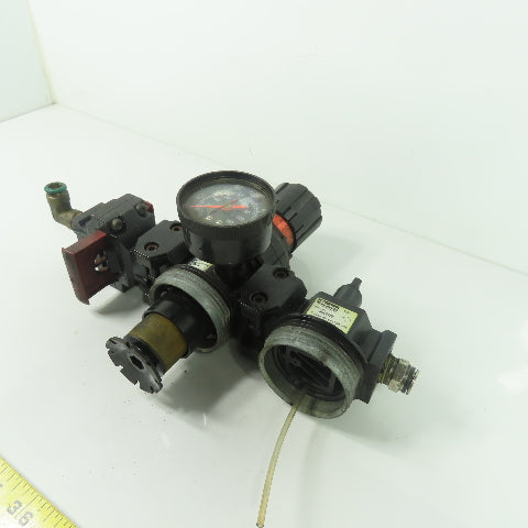 Parker 06E22A13AC Pneumatic Filter Regulator Assembly 150PSI 3/8" NPT W/ 06L21BE
