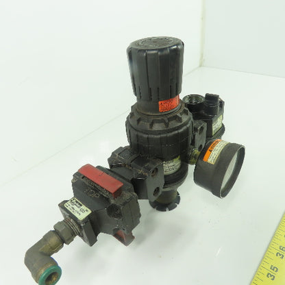 Parker 06E22A13AC Pneumatic Filter Regulator Assembly 150PSI 3/8" NPT W/ 06L21BE