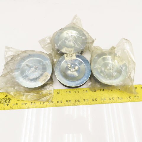 Jones Stephens Corp T31-004 4" Test Plug W/ Wing Nut Lot Of 4