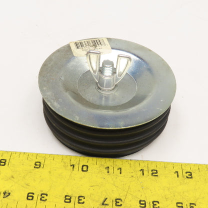 Jones Stephens Corp T31-004 4" Test Plug W/ Wing Nut Lot Of 4