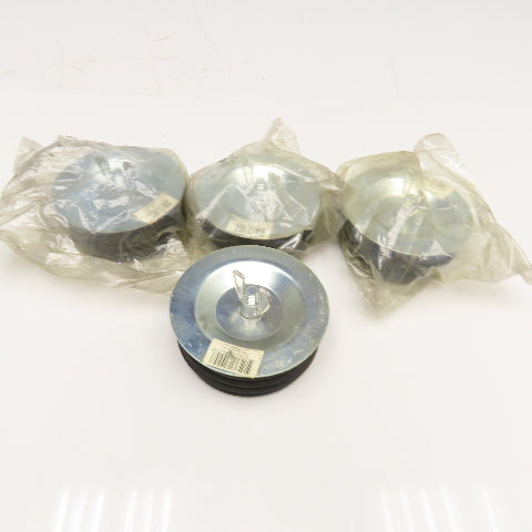 Jones Stephens Corp T31-004 4" Test Plug W/ Wing Nut Lot Of 4