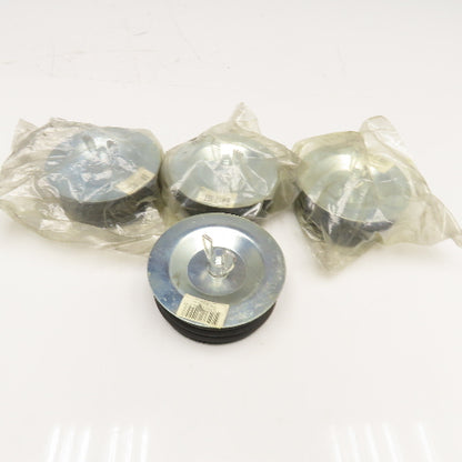Jones Stephens Corp T31-004 4" Test Plug W/ Wing Nut Lot Of 4