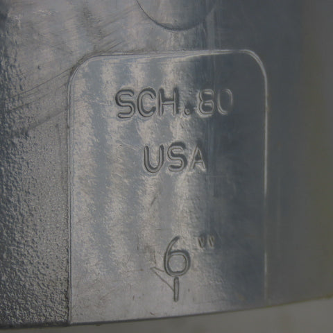 Nibco 6" Tee Fitting PVC-1 D2467 SCH.80 NSF-PW