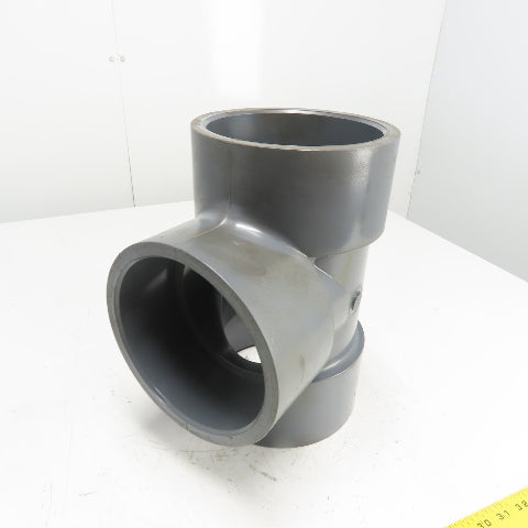 Nibco 6" Tee Fitting PVC-1 D2467 SCH.80 NSF-PW