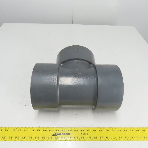 Nibco 6" Tee Fitting PVC-1 D2467 SCH.80 NSF-PW