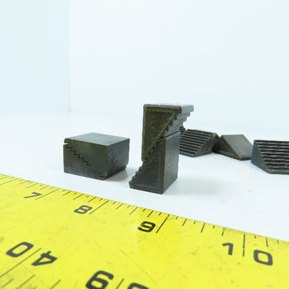 Teco 40102 3/4-1-5/8" Height Adjustment Machining Clamp Step Block 1" Wide Lot/9