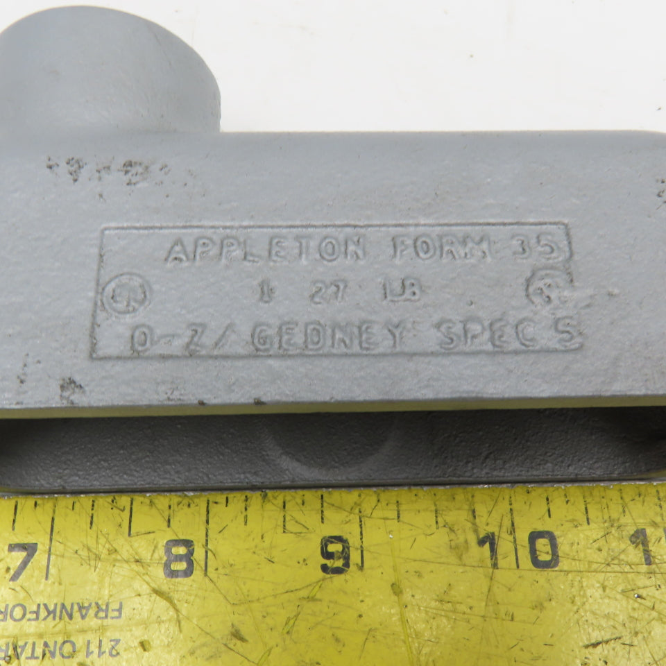 Appleton Form 35 1" Cast Iron Conduit Body LB
