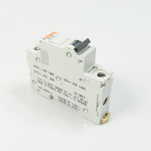 Merlin Gerin 24116 Multi 9 C60 10A Single 1-Pole Circuit Breaker 277V