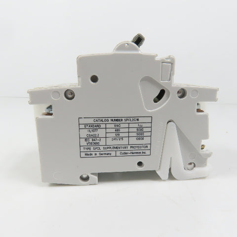 Cutler Hammer SPCL2C16 2-Pole C16A Circuit Breaker 480V AC