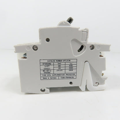 Cutler Hammer SPCL2C16 2-Pole C16A Circuit Breaker 480V AC